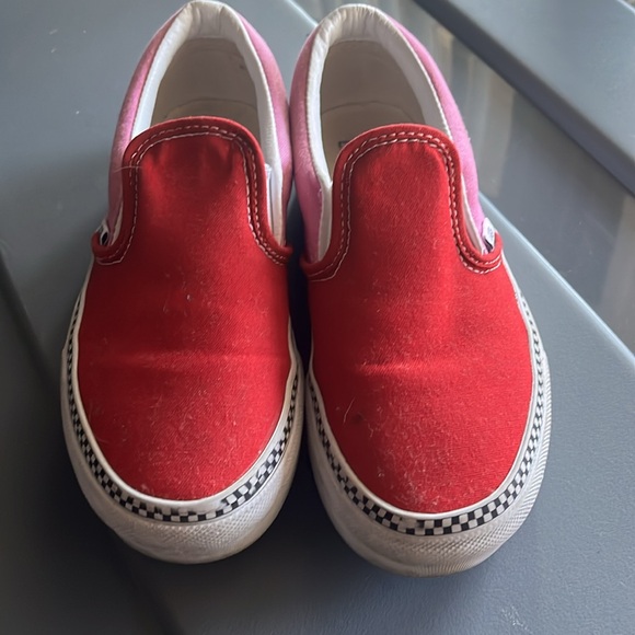 Girls custom platform vans - Picture 1 of 6